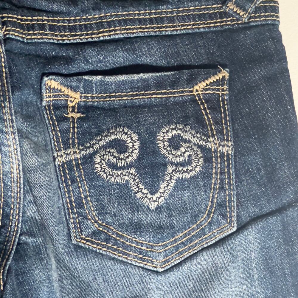 Y2k Rerock Express Barely Boot Jeans 4r Dark Wash… - image 7